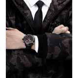 NAVIFORCE NF9093 B/B/R BLACK STAINLESS STEEL MEN'S WATCH