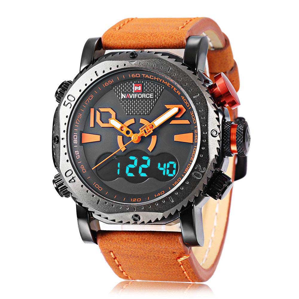 NAVIFORCE NF9094 B/O/L.BN MEN'S WATCH - H2 Hub Watches