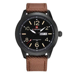 NAVIFORCE NF9101 B/Y/BN MEN'S ANALOG WATCH - H2 Hub Watches