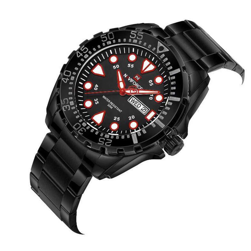 NAVIFORCE NF9105-B/B/R MEN'S ANALOG WATCH - H2 Hub Watches