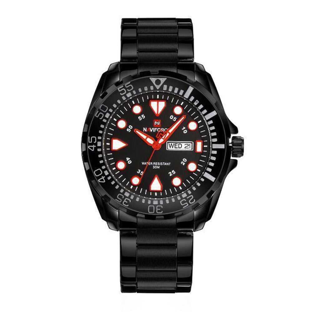 NAVIFORCE NF9105-B/B/R MEN'S ANALOG WATCH - H2 Hub Watches
