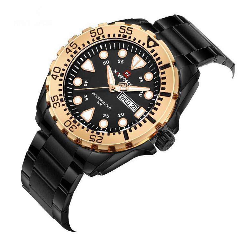NAVIFORCE NF9105 B-RG-B MEN'S CHRONOGRAPH WATCH - H2 Hub Watches