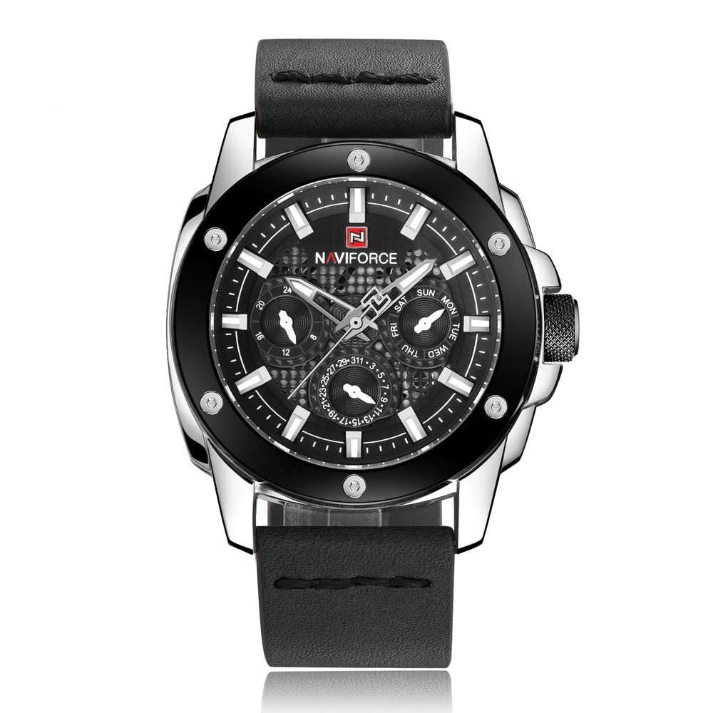 NAVIFORCE ANALOG NF9116 S/B/B QUARTZ MEN'S WATCH - H2 Hub Watches