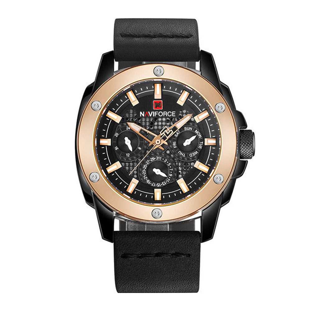NAVIFORCE NF9116-RG-B-B MEN'S CHRONOGRAPH WATCH - H2 Hub Watches