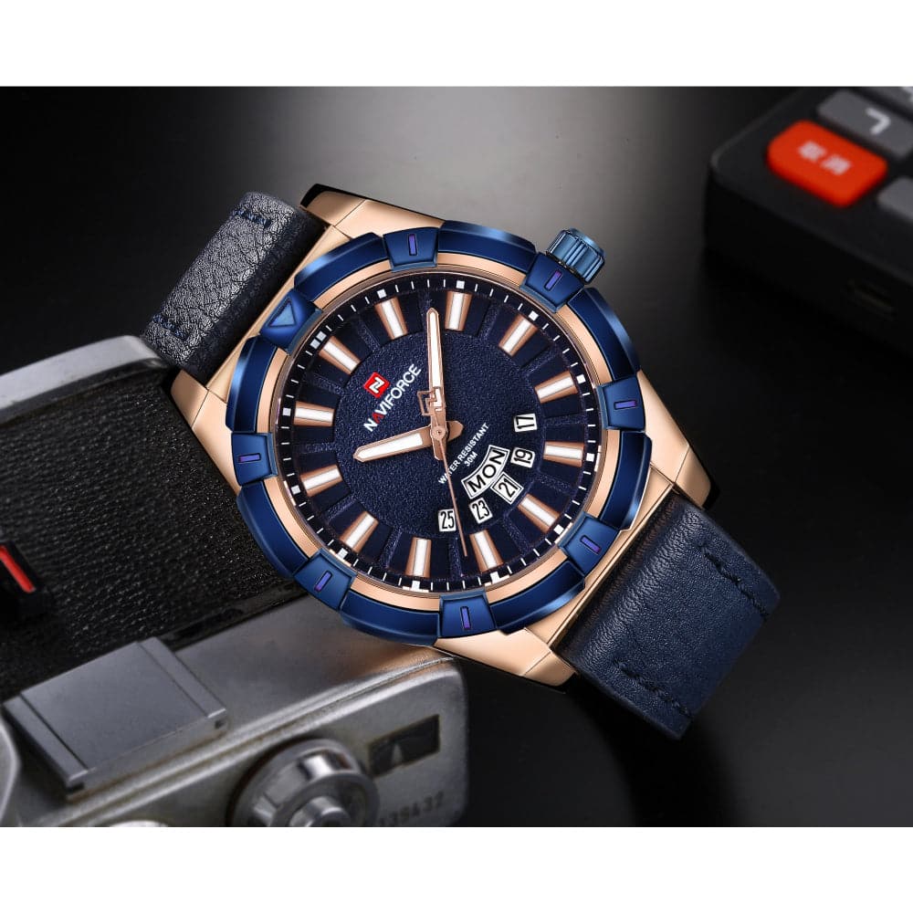NAVIFORCE NF9118 RG/BE/BE MEN'S WATCH - H2 Hub Watches