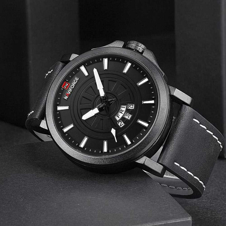 NAVIFORCE NF9125-B-W-B MEN'S ANALOG WATCH - H2 Hub Watches