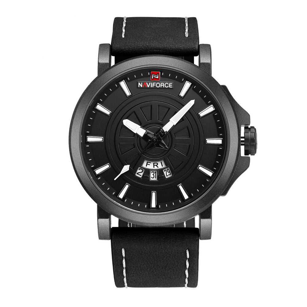 NAVIFORCE NF9125-B-W-B MEN'S ANALOG WATCH - H2 Hub Watches