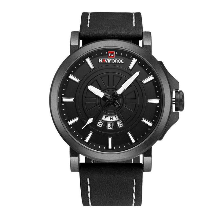 NAVIFORCE NF9125-B-W-B MEN'S ANALOG WATCH - H2 Hub Watches