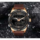 NAVIFORCE NF9128 RG/RG/D.BN MEN'S ANALOG/DIGITAL WATCH - H2 Hub Watches