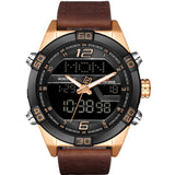 NAVIFORCE NF9128 RG/RG/D.BN MEN'S ANALOG/DIGITAL WATCH - H2 Hub Watches