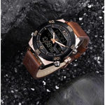NAVIFORCE NF9128 RG/RG/D.BN MEN'S ANALOG/DIGITAL WATCH - H2 Hub Watches
