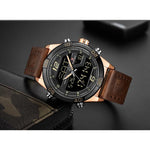 NAVIFORCE NF9128 RG/RG/D.BN MEN'S ANALOG/DIGITAL WATCH - H2 Hub Watches
