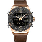 NAVIFORCE NF9128 RG/RG/D.BN MEN'S ANALOG/DIGITAL WATCH - H2 Hub Watches