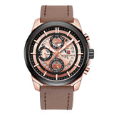 NAVIFORCE CHRONOGRAPH NF9129 RG/RG/D.BN MEN'S WATCH - H2 Hub Watches