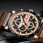 NAVIFORCE CHRONOGRAPH NF9131 RG/RG/D.BN MEN'S WATCH - H2 Hub Watches