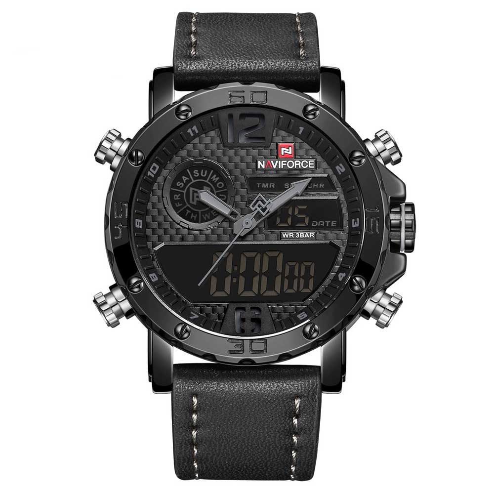 NAVIFORCE NF9134 B/GY/B MEN'S WATCH - H2 Hub Watches