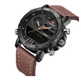 NAVIFORCE NF9134 B/Y/BN BLACK DIAL MEN'S WATCH