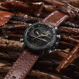 NAVIFORCE NF9134 B/Y/BN BLACK DIAL MEN'S WATCH
