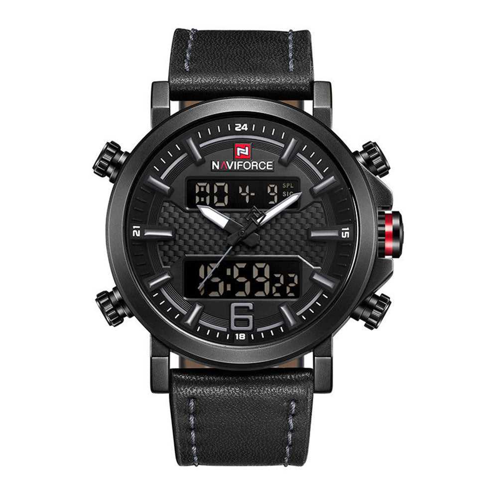 NAVIFORCE NF9135-B-GY-B MEN'S DIGITAL CASUAL WATCH - H2 Hub Watches