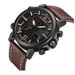 NAVIFORCE NF9135-B-Y-BN MEN'S DIGITAL CASUAL WATCH - H2 Hub Watches