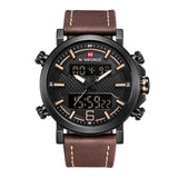 NAVIFORCE NF9135-B-Y-BN MEN'S DIGITAL CASUAL WATCH - H2 Hub Watches