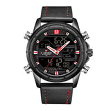 NAVIFORCE NF9138L B-R-B MEN'S DIGITAL CASUAL WATCH - H2 Hub Watches