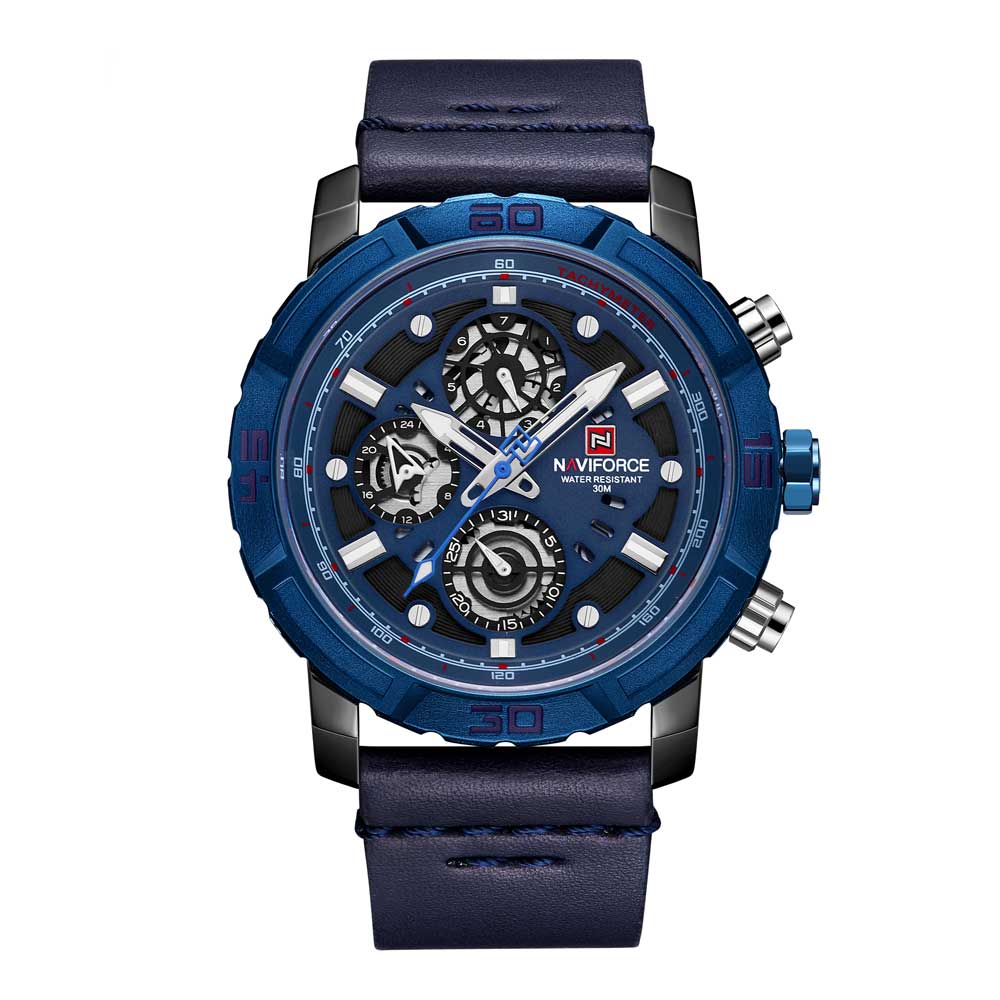 NAVIFORCE ANALOG NF9139 B/BE/BE QUARTZ MEN'S WATCH - H2 Hub Watches