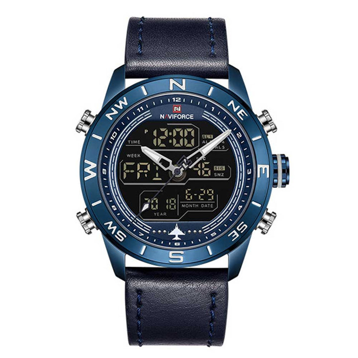 NAVIFORCE NF9144 BE/BE/BE MEN'S ANALOG/DIGITAL WATCH - H2 Hub Watches