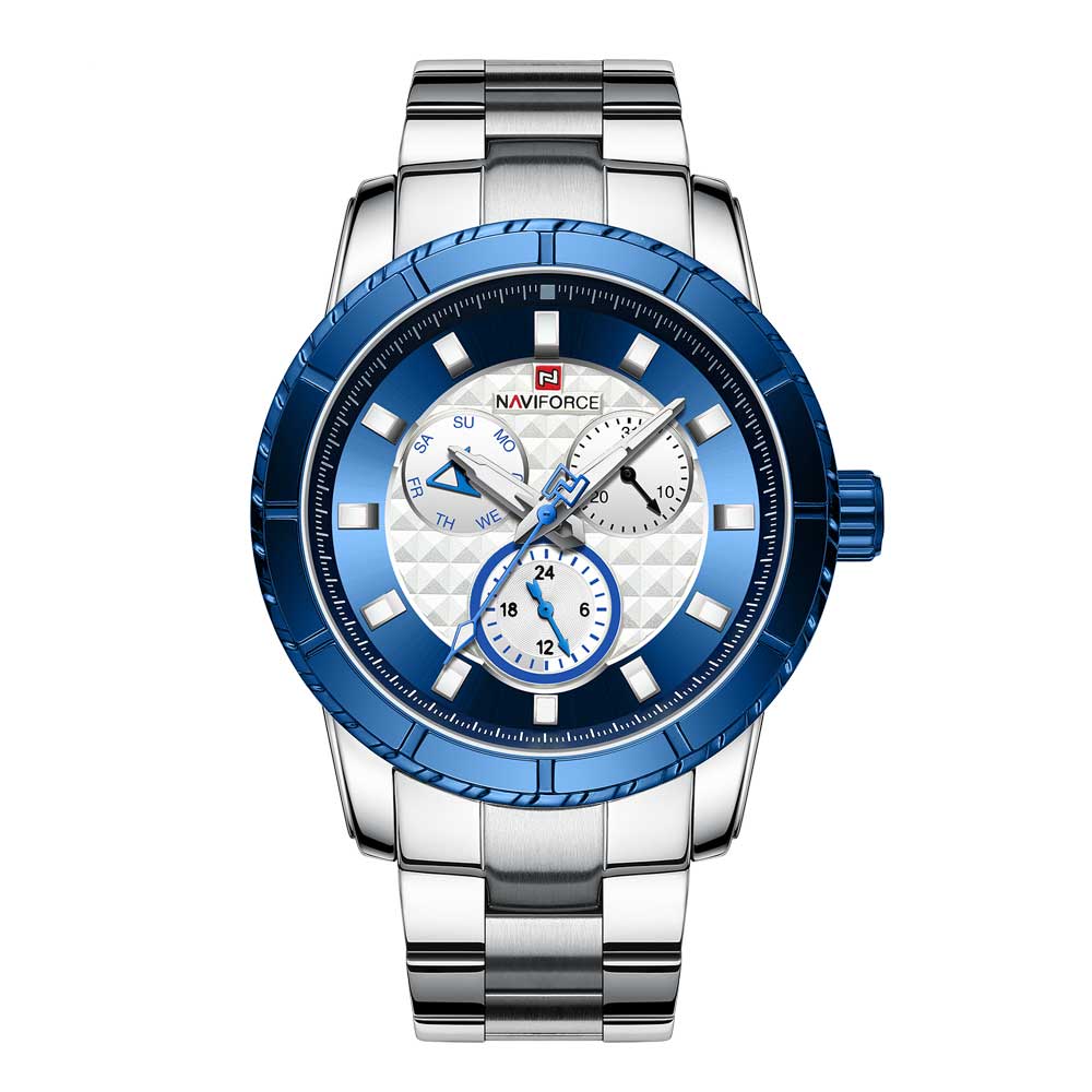 NAVIFORCE CHRONOGRAPH NF9145 S/BE/BE MEN'S WATCH - H2 Hub Watches