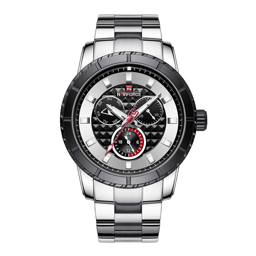 NAVIFORCE CHRONOGRAPH NF9145 S/W/W MEN'S WATCH - H2 Hub Watches
