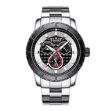 NAVIFORCE CHRONOGRAPH NF9145 S/W/W MEN'S WATCH - H2 Hub Watches