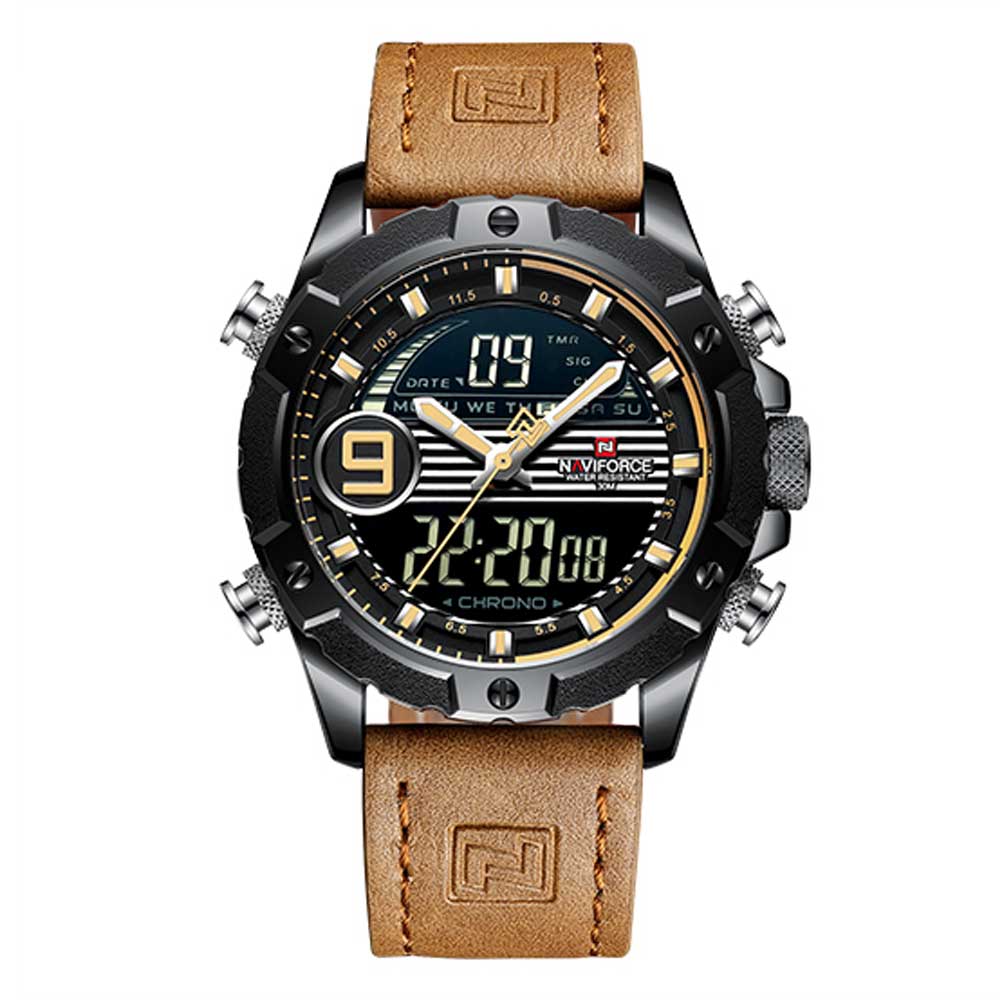 NAVIFORCE NF9146L B/Y/L.BN MEN'S WATCH - H2 Hub Watches