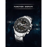 NAVIFORCE NF9146S S/B/W STAINLESS STEEL MEN'S WATCH