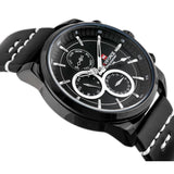 NAVIFORCE NF9148 B/B/B BLACK LEATHER MEN'S WATCH