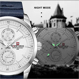NAVIFORCE NF9148 S/W/BE MEN'S ANALOG WATCH