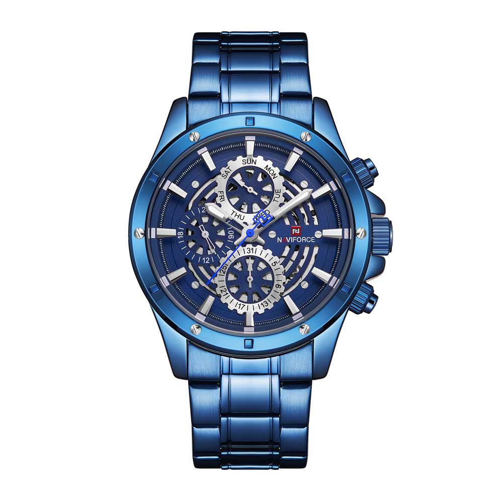 NAVIFORCE CHRONOGRAPH NF9149 BE/W/BE MEN'S WATCH - H2 Hub Watches