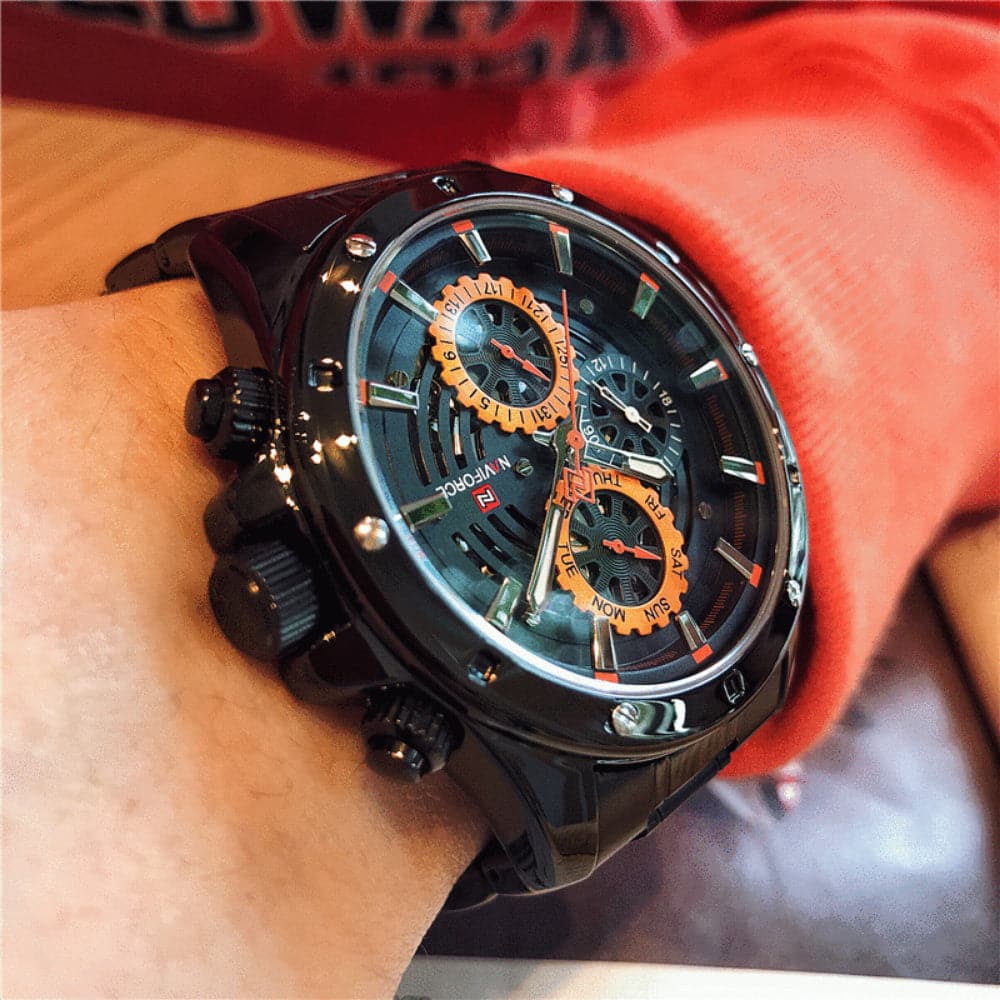 NAVIFORCE CHRONOGRAPH NF9149 B/O/B MEN'S WATCH - H2 Hub Watches
