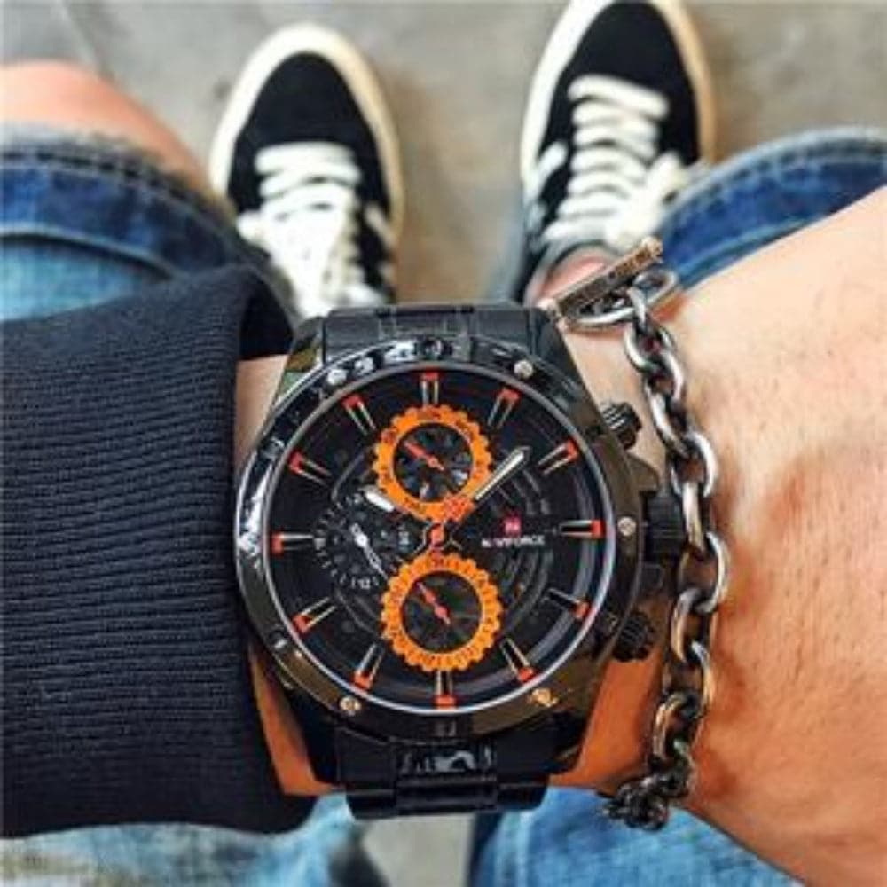 NAVIFORCE CHRONOGRAPH NF9149 B/O/B MEN'S WATCH - H2 Hub Watches
