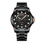 NAVIFORCE ANALOG NF9152 B/B QUARTZ MEN'S WATCH - H2 Hub Watches