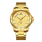NAVIFORCE ANALOG NF9152 G/G QUARTZ MEN'S WATCH - H2 Hub Watches