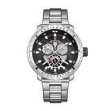 NAVIFORCE ANALOG NF9158 S/B STAINLESS STEEL CHRONOGRAPH QUARTZ MEN'S WATCH - H2 Hub Watches