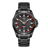 NAVIFORCE NF9161 B/B BLACK STAINLESS STEEL MEN'S WATCH - H2 Hub Watches