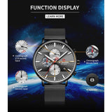 NAVIFORCE NF9169 B/B BLACK STAINLESS STEEL MEN'S WATCH