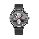NAVIFORCE NF9169 B/B BLACK STAINLESS STEEL MEN'S WATCH
