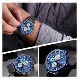 NAVIFORCE NF9169 BE/BE BLUE STAINLESS STEEL MEN'S WATCH