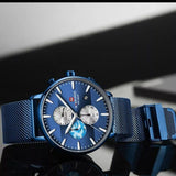 NAVIFORCE NF9169 BE/BE BLUE STAINLESS STEEL MEN'S WATCH