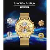 NAVIFORCE NF9169 G/G GOLD STAINLESS STEEL MEN'S WATCH