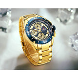 NAVIFORCE NF9179 G/BE GOLD STAINLESS STEEL MEN'S WATCH