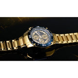 NAVIFORCE NF9179 G/BE GOLD STAINLESS STEEL MEN'S WATCH