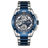 NAVIFORCE NF9179 S/BE STAINLESS STEEL MEN'S WATCH